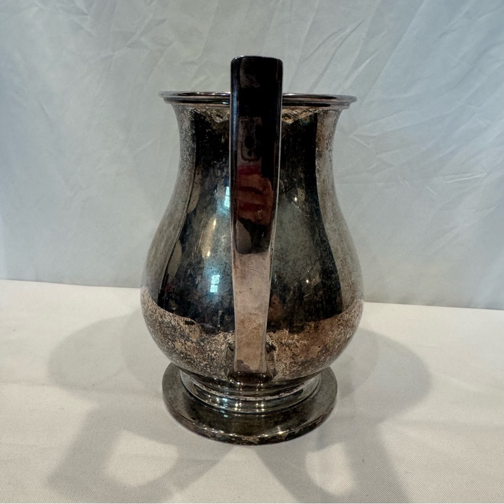 Antique Art Deco 1920s American Silver Plated Pitcher by E.G. Webster & Son, NY - Picture 4 of 9